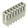THT male header 1.0 x 1.2 mm solder pin straight light gray