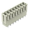 THT male header 1.0 x 1.2 mm solder pin straight light gray