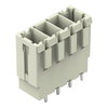 THT male header 1.0 x 1.2 mm solder pin straight light gray