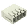THT male header 1.0 x 1.2 mm solder pin angled light gray