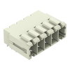 THT male header 1.0 x 1.2 mm solder pin angled light gray