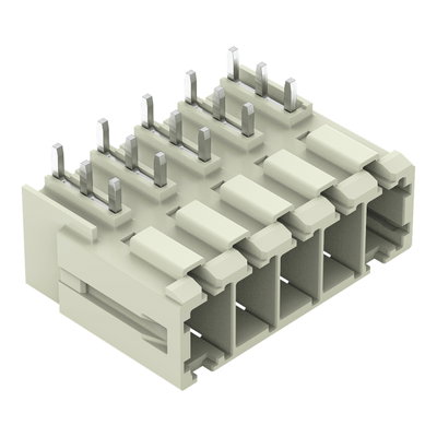 THT male header 1.0 x 1.2 mm solder pin angled light gray
