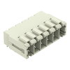 THT male header 1.0 x 1.2 mm solder pin angled light gray