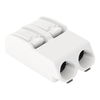 SMD PCB terminal block push-button 0.75 mm² white