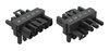 T-distribution connector 5-pole Cod. A black