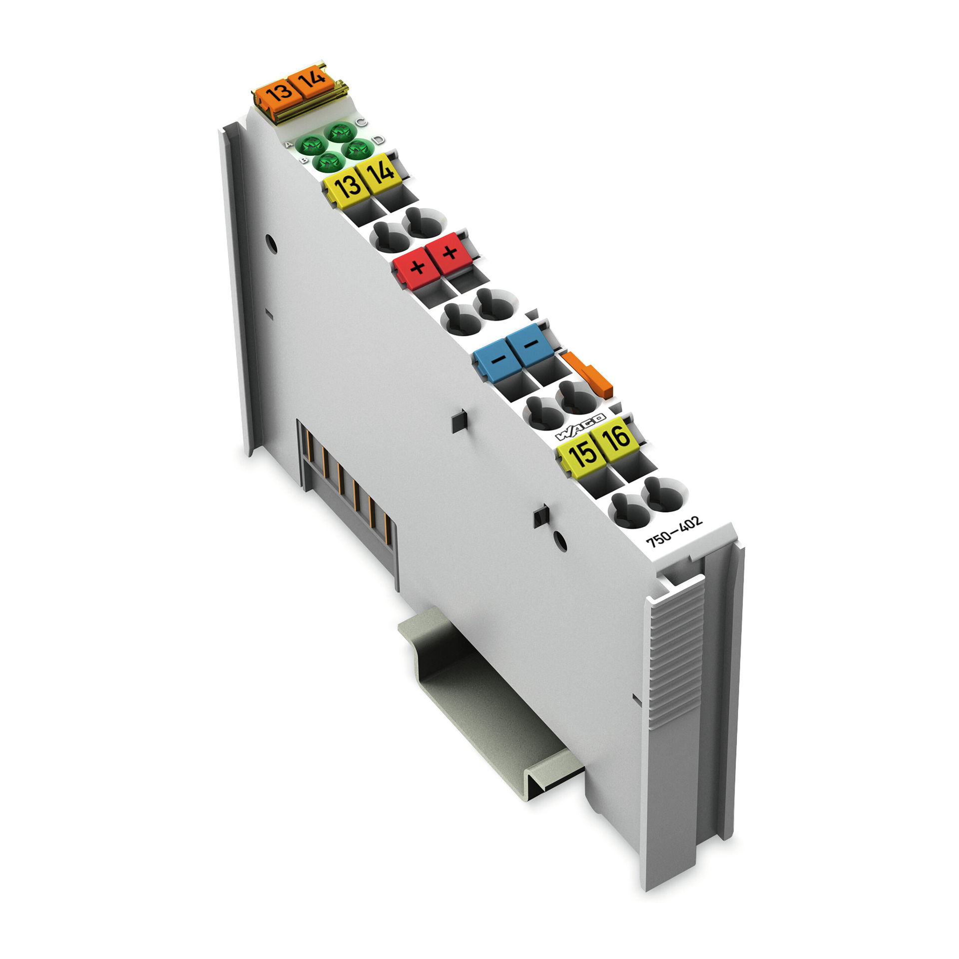 4-channel digital input 24 VDC 3 ms light gray