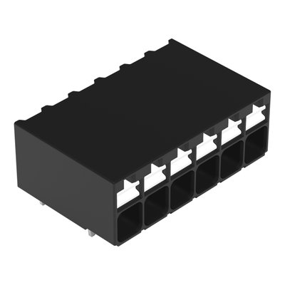 THR PCB terminal block push-button 1.5 mm² black