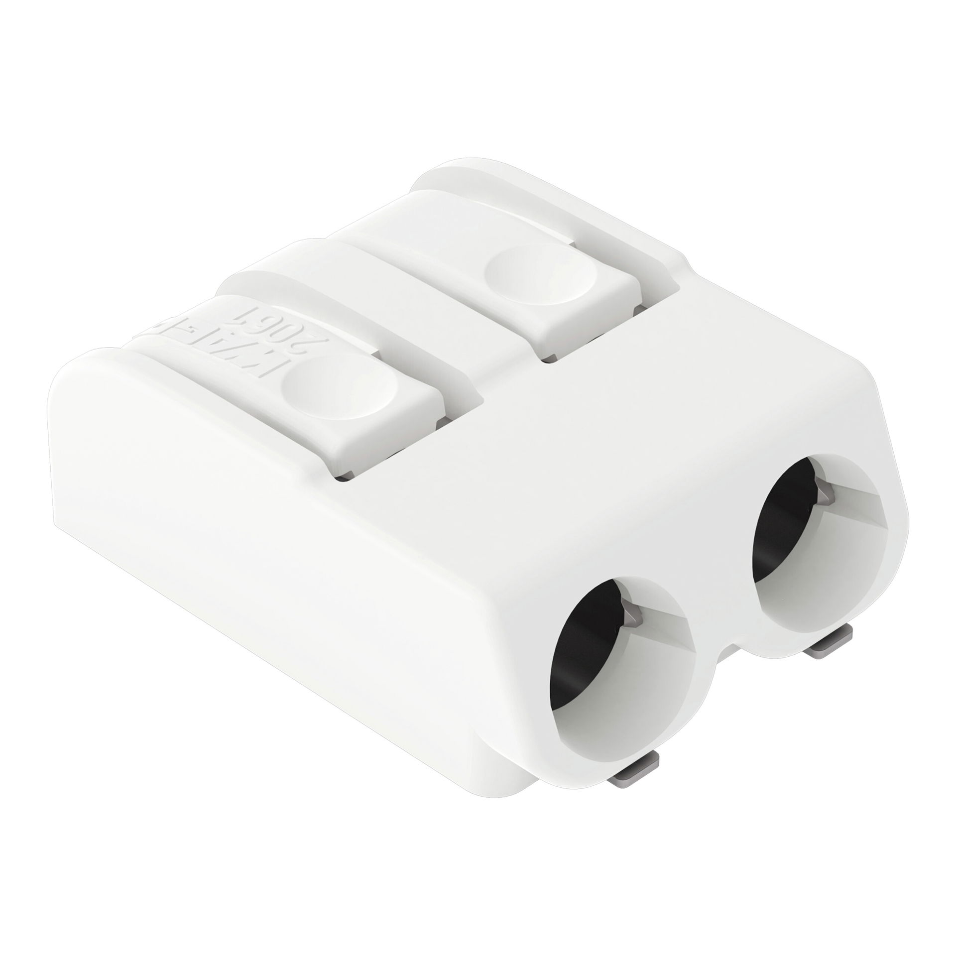 SMD PCB terminal block push-button 1.5 mm² white
