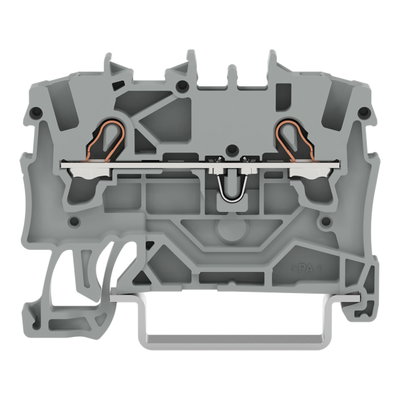 2-conductor through terminal block 1.5 mm² suitable for Ex e II applications gray