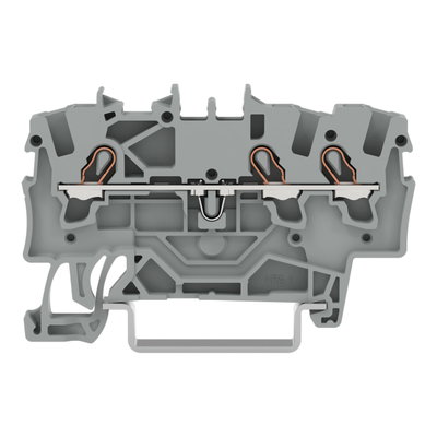 3-conductor through terminal block 1.5 mm² suitable for Ex e II applications gray