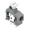 Stackable PCB terminal block push-button 1.5 mm² dark gray