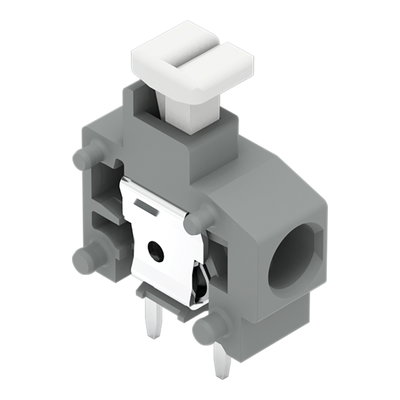 Stackable PCB terminal block push-button 1.5 mm² white