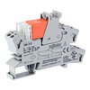 Relay module Nominal input voltage: 24 VDC 2 changeover contacts gray
