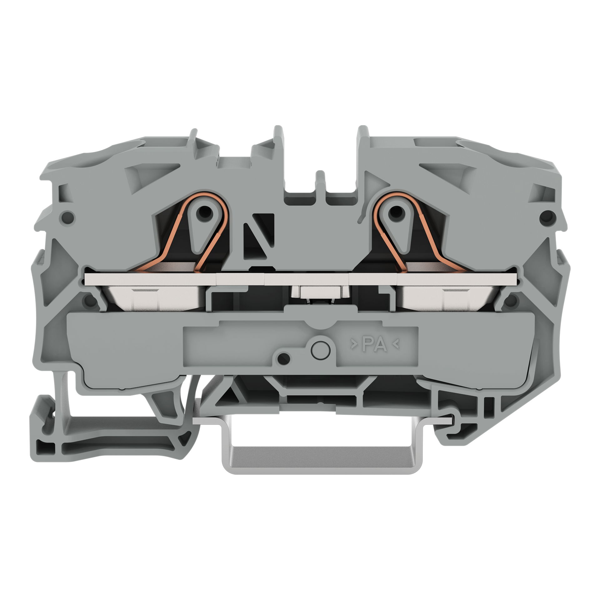 2-conductor through terminal block 16 mm² suitable for Ex e II applications red
