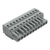 1-conductor female connector CAGE CLAMP® 2.5 mm² gray