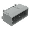 THT male header 1.0 x 1.0 mm solder pin angled gray