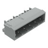 THT male header 1.0 x 1.0 mm solder pin angled gray