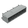THT male header 1.0 x 1.0 mm solder pin angled gray