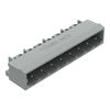 THT male header 1.0 x 1.0 mm solder pin angled gray