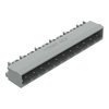 THT male header 1.0 x 1.0 mm solder pin angled gray
