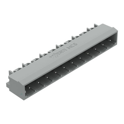 THT male header 1.0 x 1.0 mm solder pin angled gray