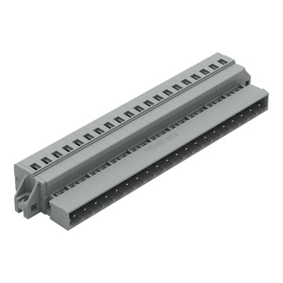 1-conductor male connector CAGE CLAMP® 2.5 mm² gray