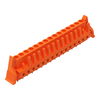 THT female header straight Pin spacing 5.08 mm orange