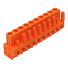 THT female header straight Pin spacing 5.08 mm orange