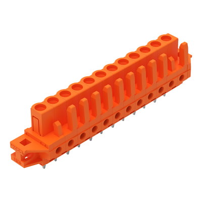THT female header straight Pin spacing 5.08 mm orange