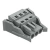 1-conductor female connector CAGE CLAMP® 2.5 mm² gray