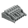 1-conductor female connector CAGE CLAMP® 2.5 mm² gray