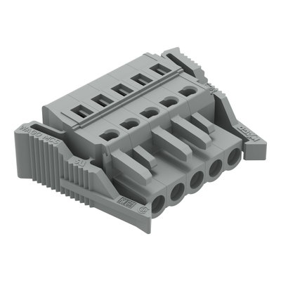 1-conductor female connector CAGE CLAMP® 2.5 mm² gray