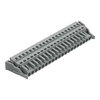 1-conductor female connector CAGE CLAMP® 2.5 mm² gray