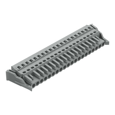 1-conductor female connector CAGE CLAMP® 2.5 mm² gray