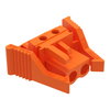 THT female header angled Pin spacing 5.08 mm orange