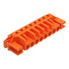 THT female header angled Pin spacing 5.08 mm orange