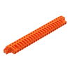THT female header angled Pin spacing 5.08 mm orange