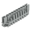 THT female header straight Pin spacing 5 mm gray
