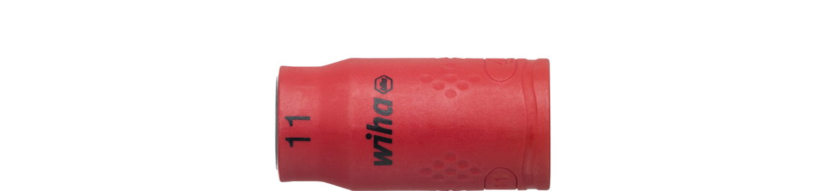 Wiha Insulated nut driver insert 3/8" hexagon head 11.0 mm x 45 mm (43067)