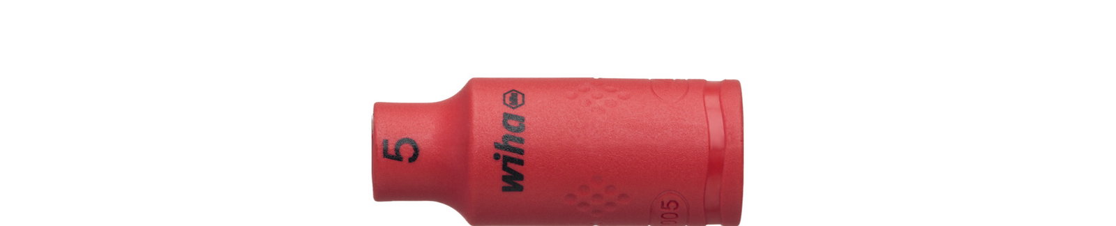 Wiha Insulated nut driver insert 1/4" hexagon head 5.0 mm x 42 mm (43089)