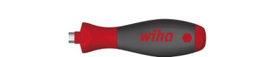 Wiha Screwdriver with bit holder SoftFinish® magnetic 1/4" 112 mm (32160)