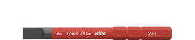 Wiha slimBit electric bit Slotted 6.5 mm x 75 mm (34582)