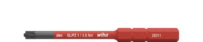 Wiha slimBit electric bit PlusMinus/Pozidriv SL/PZ1 x 75 mm (34589)
