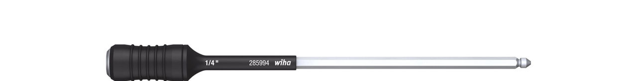 Wiha Bit holder clamping with ball for torque screwdriver with long handle 1/4" x 162 mm (27526)
