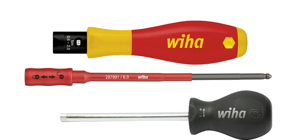 Wiha Torque screwdriver TorqueVario®-S electric variably adjustable torque limit 0.5 - 2 (26625)