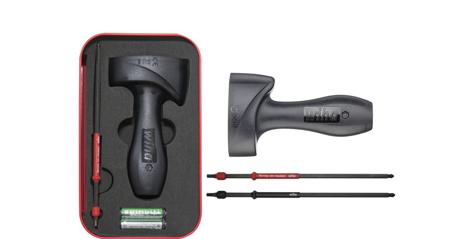 Wiha Torque QuickCheck torque testing device set 4 pcs. with adapter blades, batteries, and box 2.8 Nm (42086) – Image 2 of 11