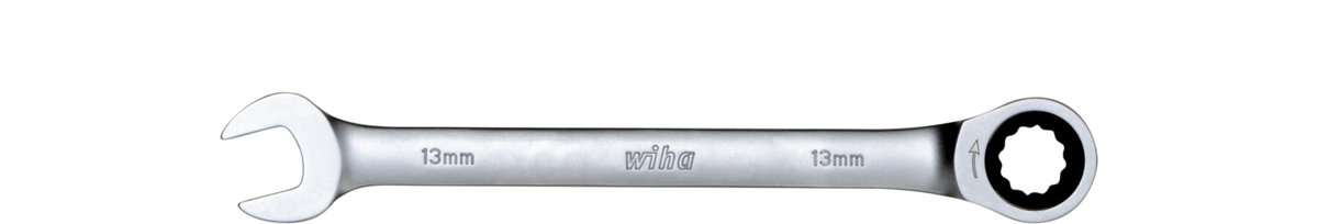 Wiha Ring ratchet open-end spanner 13 mm x 13 mm (30313)