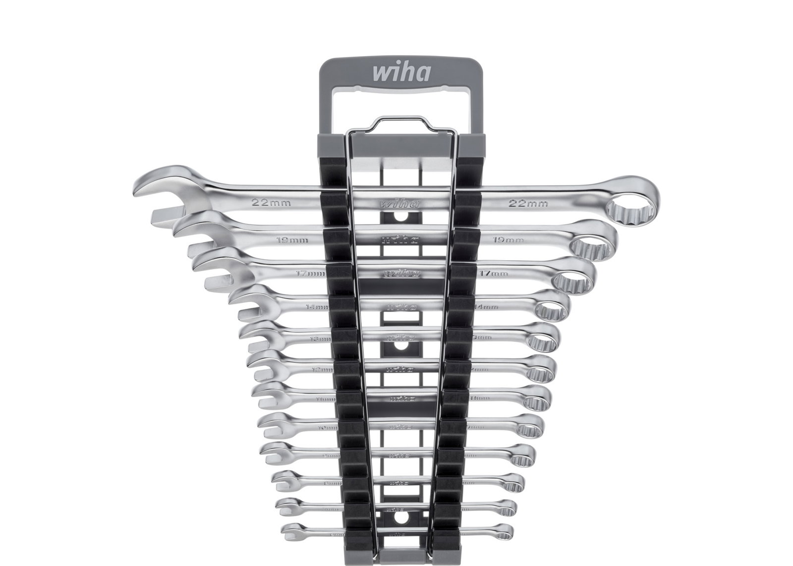 Wiha Ring open-end spanner set 12 pcs. in holder (45321)