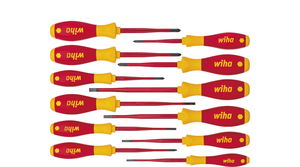 Wiha Screwdriver set SoftFinish® electric slimFix assorted 12-pcs. (41003)