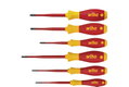 Wiha Screwdriver set SoftFinish® electric slimFix Slotted, Phillips, PlusMinus/Pozidriv 6-pcs. (38362)